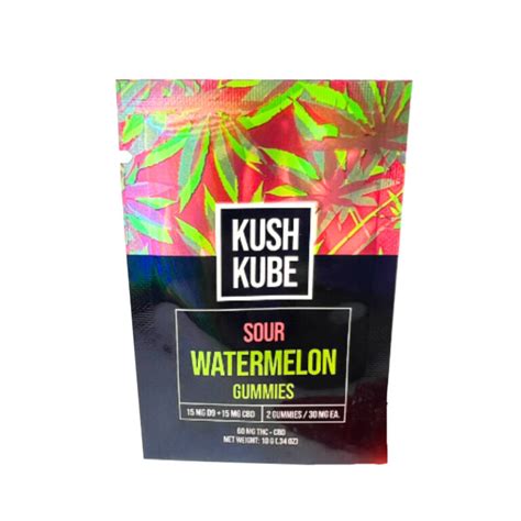 Full Spectrum Cbd Delta 9 Gummies Sour Watermelon Kush Kube