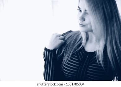 Sexy Blonde Tight Dress Beautiful Adult Stock Photo Shutterstock