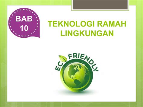 Teknologi Ramah Lingkungan Pptx