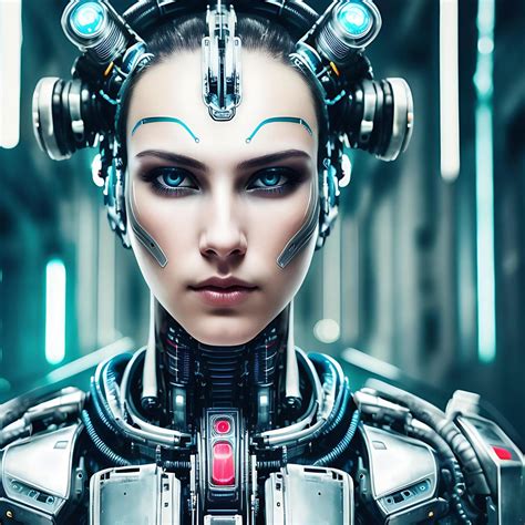 Ultra Realistic Surreal 3D Illustration of A Mechanical Robot with ...