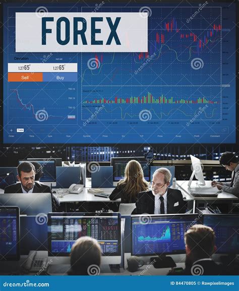 Forex Stock Exchange Graph Global Business Concept Stock Image - Image