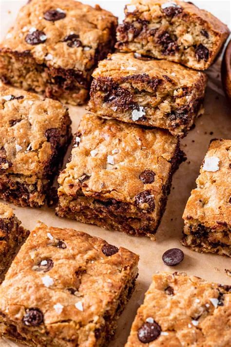 Oatmeal Chocolate Chip Bars Cookrita