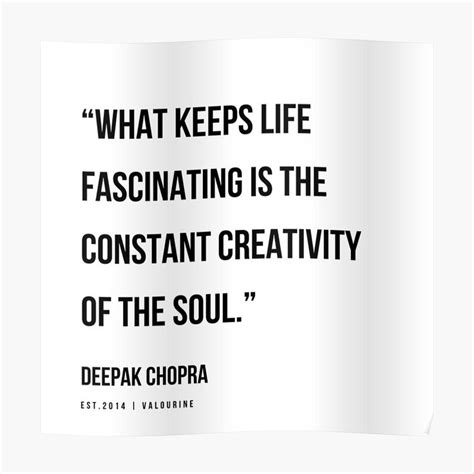 Deepak Chopra Quotes Poster