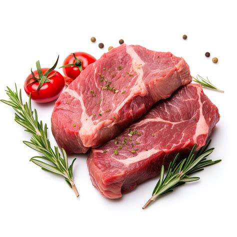 Premium Photo Meat Isolated On White Background