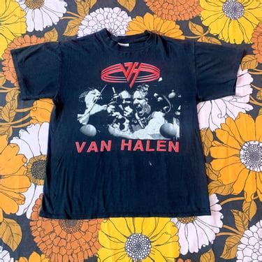 Thrashed Van Halen Fuck N Live Uncensored Tour Tee Prototype Vintage Austin Tx