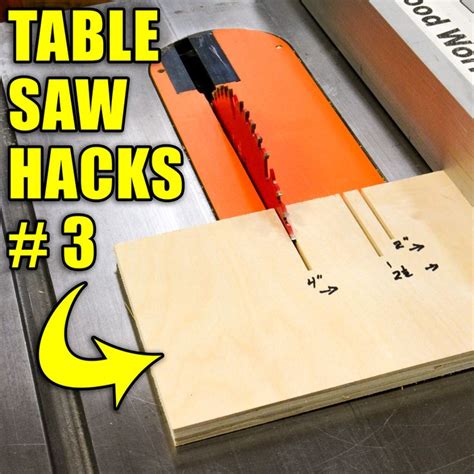 5 Quick Table Saw Hacks Part 3 Woodworking Tips And Tricks In 2024 Used Woodworking Tools