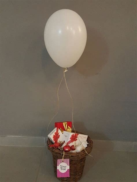 DIY Hot Air Balloon Gift Basket Step By Step Instructions