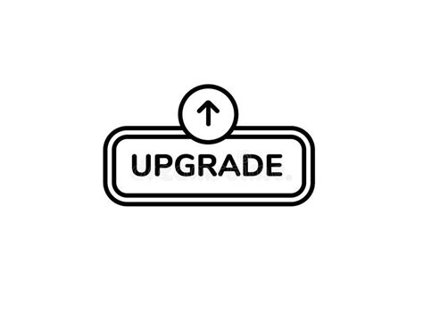 icon representation  upgrade concept   arrow  text centered