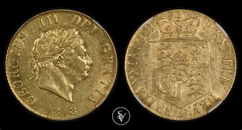 1818 George III Half Gold Sovereign Coins And Collectables