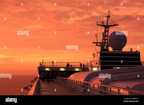 Sunset From Cruise Ship Port Of Callao Lima Peru Stock Photo Alamy