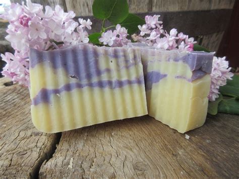 Lilac Blossom Soap Cold Processed Soap Made With Honey And Etsy