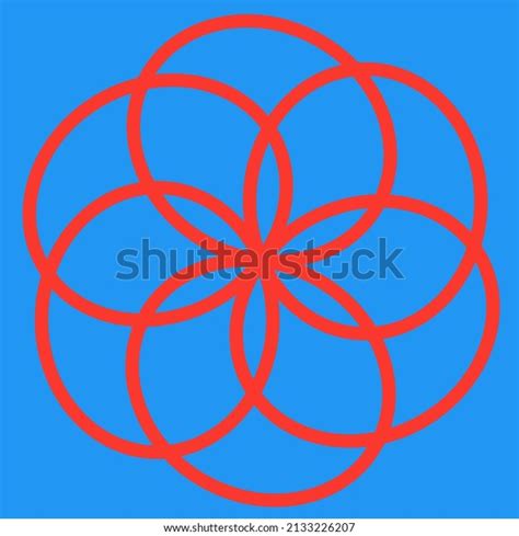 red circle shape wallpaper background stock illustration