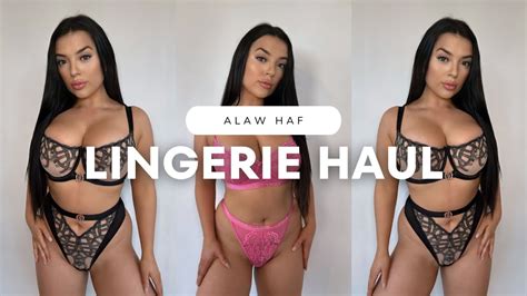 LINGERIE TRY ON HAUL YouTube