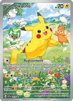 Pikachu Écarlate et Violet Cartes promo Encyclopédie des cartes du