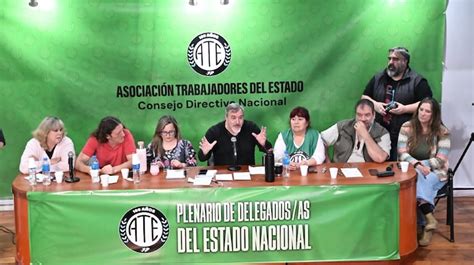 Ate Anunció Un Paro Para Este Jueves Reclama La Renovación De 65 Mil Contratos Que Vencen A Fin