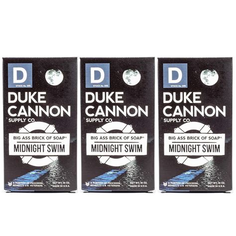 Duke Cannon Supply Co Big Ass Brick Of Soap Bar For Men Midnight Swim Ocean