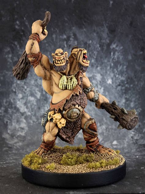 Pin by Ricky Ong on Ettin | Dungeons and dragons miniatures, Dragon miniatures, Fantasy races