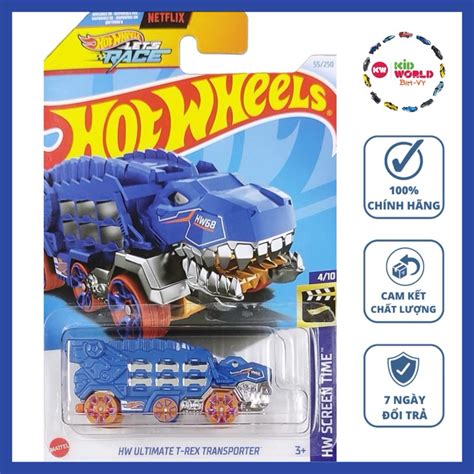 Xe mô hình Hot Wheels basic Khủng long HW Ultimate T Rex Transporter HRY Shopee Việt Nam