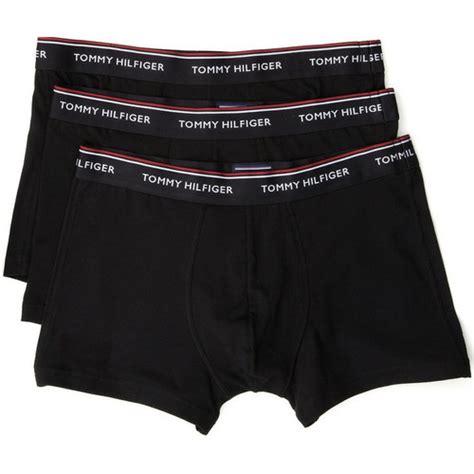 LOT DE 3 BOXERS COTON Siglé Tommy Hilfiger Noir Tommy Hilfiger