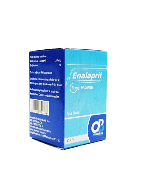 Enalapril Mg X Tab Obmedical