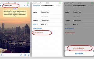 Whatsapp Kontakt L Schen So Funktioniert S