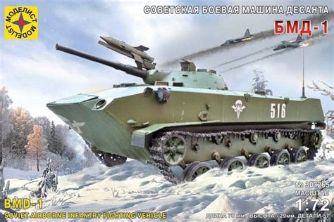 Модель Советская боевая машина десанта БМД-1 1:72 - купить с доставкой ...