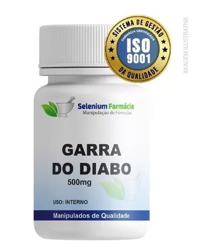 Garra Do Diabo 500mg 60 Cápsulas Pronta Entrega Parcelamento sem juros