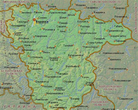 Voronezh Map - Russia