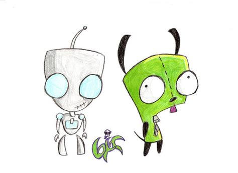 Gir On Paper First Try By 8 Bit Britt On Deviantart