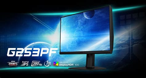 MSI G253PF oyuncu monitörü tanıtıldı: İşte özellikleri | DonanımHaber