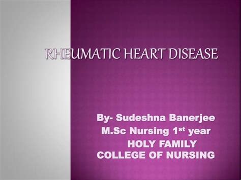 Rheumatic Heart Disease