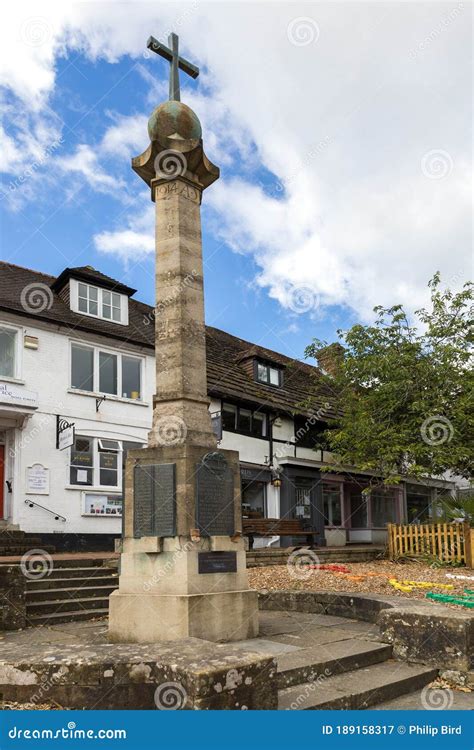 View Of The War Memorial In East Grinstead On July 1 2020 Editorial