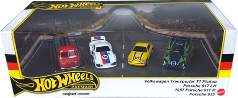 German Racing Hot Wheels Diorama Box Set