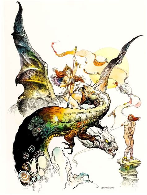 Boris Vallejo Fantasy Questar Magazine February 1980 Boris Vallejo