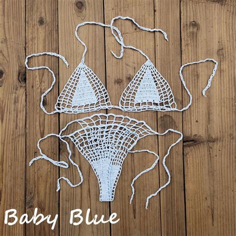 Mesh Micro Bikini Set Swimwear Women Brazilian Sheer Swimsuit Sexy See