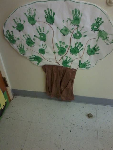 Hand Print Tree Hand Print Tree Fun Crafts Crafty