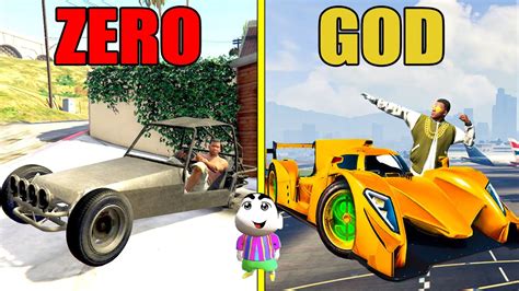 Franklin Upgrading Zero Car Into God Car In Gta Youtube