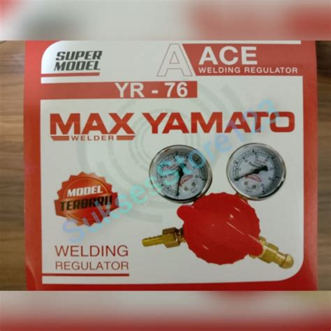 Jual Regulator Las Acetylene Max Yamato Tabung Gas Acetylen Welding