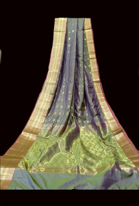 Grey Color Kanchipuram Silk Saree Ritz Fashion Trendz