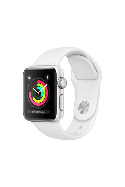 Apple Watch Seri 3 GPS 38 mm Gümüş Rengi Alüminyum Kasa Fiyatı - Trendyol