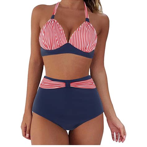Seaopen One Piece Swimsuits For Women Women S Bikini Sets Two Piece Swimsuit Ruffles Shiny