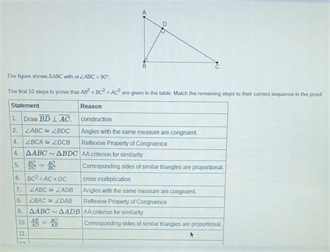 Solved The Figure Shows ABC With M ABC 90 The First 10 Steps To