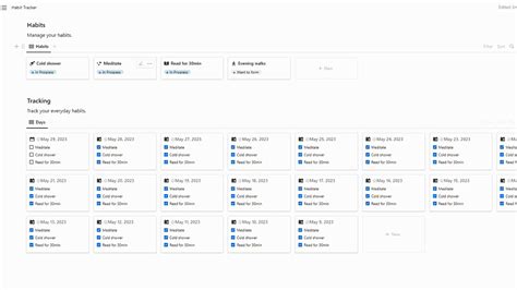 10 Free Notion Habit Tracker Templates in 2025