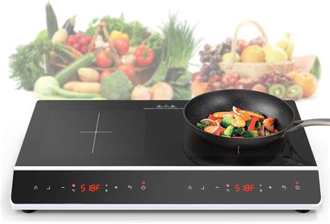 Induction Cooktop W V Countertop Burner Hot Plate Lcd Sensor Touch Energy Saving