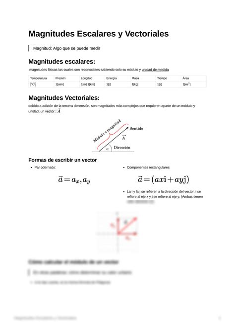 Solution Introducci N A La F S Ca Magnitudes Escalares Y Vectoriales