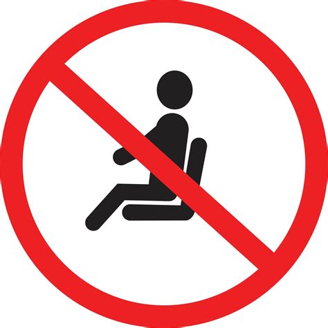 sitting icon  white background   sit  sign flat style