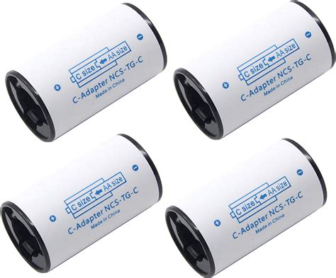 Amazon Lampvpath Pack Of C Battery Adapter Aa To C Battery