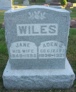 Jane Edwards Wiles 1849 1896 Mémorial Find a Grave