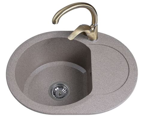 Мойка овальная 60 см BRETTA GRANIT ROUND ROUND MOKKO - купить гранитные ...