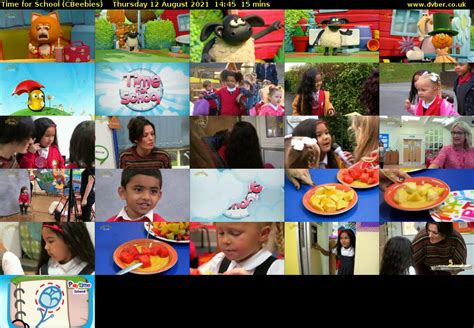 Time For School Cbeebies 2021 08 12 1445